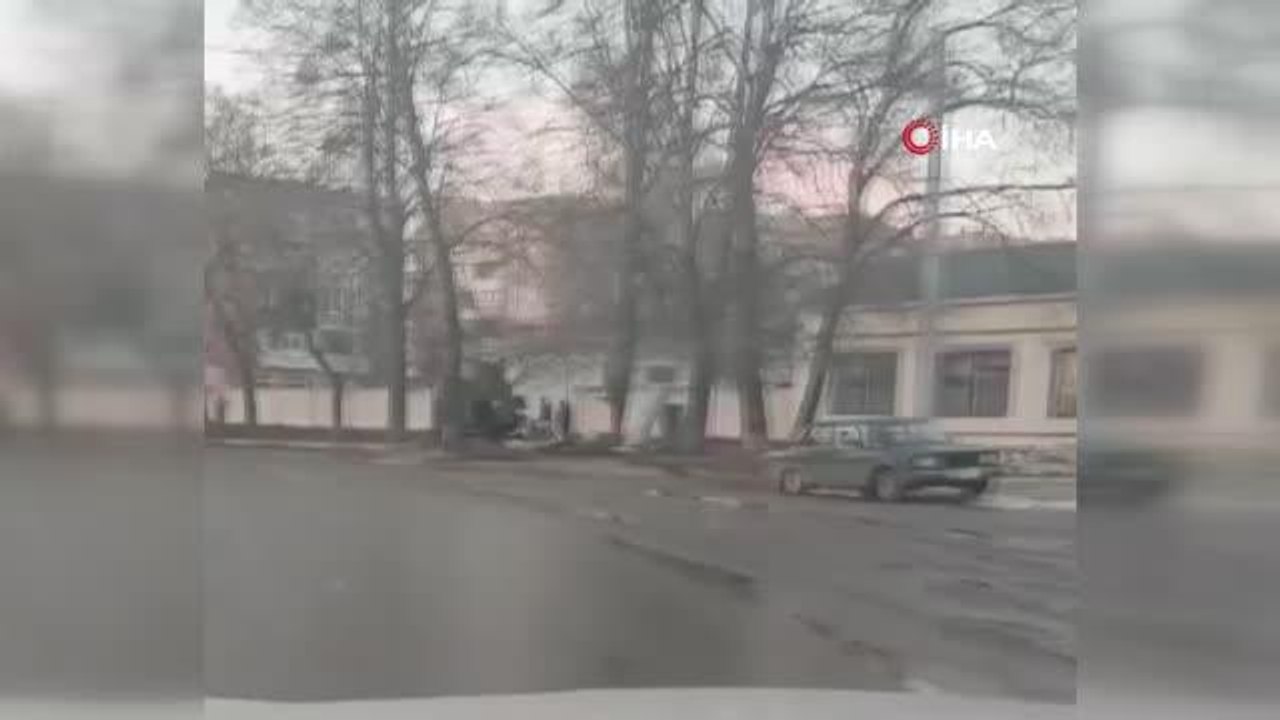 Ukrayna'nın Sumi kentinde Rus askeri araçları imha edildi