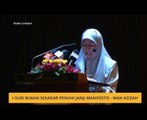 i-SURI bukan sekadar penuhi janji Manifesto - Wan Azizah
