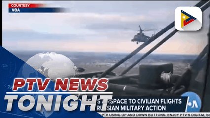 Ukraine closes its airspace to civilian flights following Russian military action