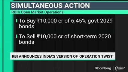 RBI Announces India's Version Of 'Operation Twist'