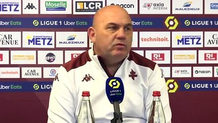 Antonetti : « Ils n'ont fait que renforcer ce que je pense » - Foot - L1 - Metz