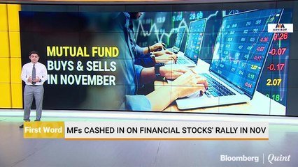 MFs Cashed In On Financial Stocks' Rally In November