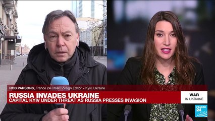 Kyiv: Streets quiet as people flee or stay home