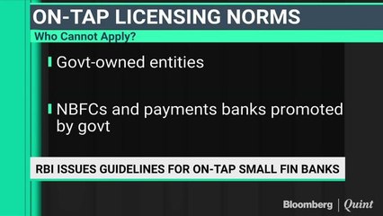 Descargar video: Norms For On-Tap Small Fin Banks To Spell Bad News For Paytm & India Post Payments Bank?