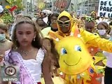 En la Cinta Costera de La Guaira se realizó desfile escolar como parte de los Carnavales Seguros 2022