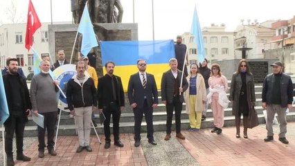 Rusya'nın Ukrayna'ya askeri operasyonu protesto edildi