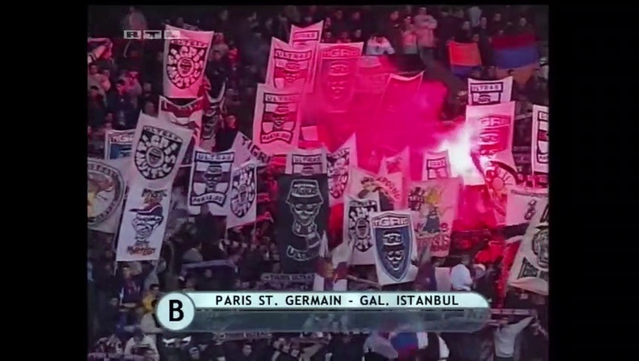 Paris Saint-Germain 2-0 Galatasaray 13.03.2001 - 2000-2001 UEFA Champions League 2nd Group Round Group B Matchday 6