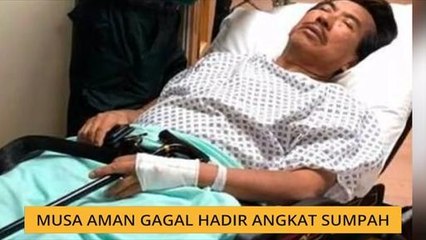 Musa Aman gagal hadir angkat sumpah