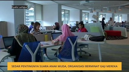 Sedar pentingnya suara anak muda, organisasi berminat gaji mereka