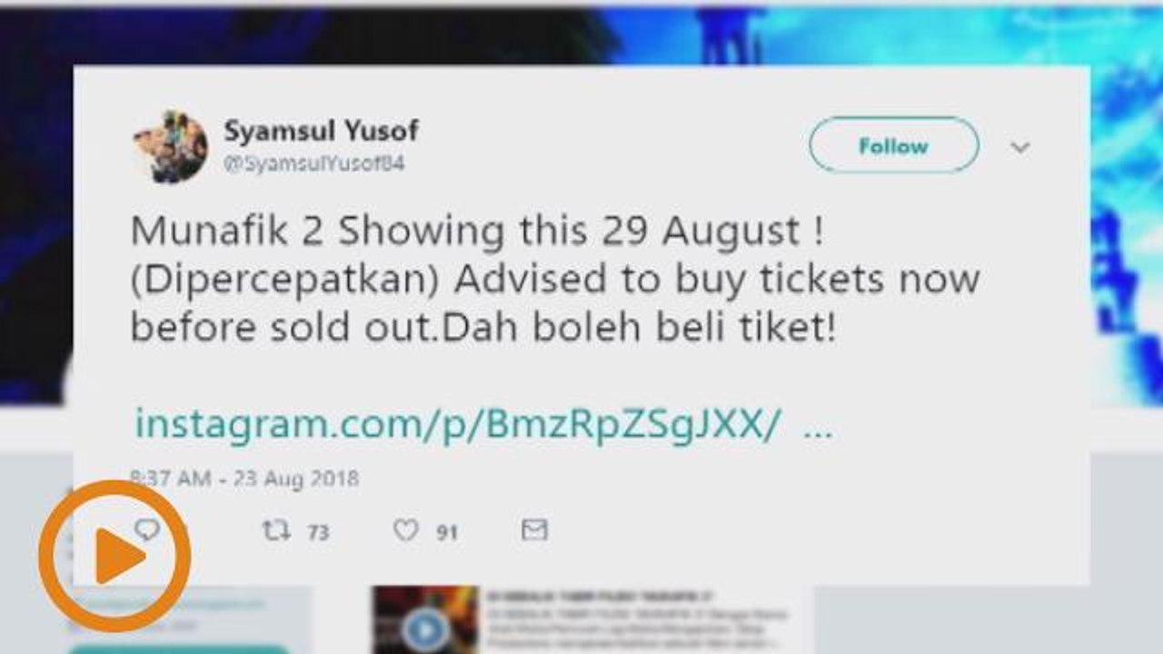 Tayangan Munafik 2 dipercepat sehari