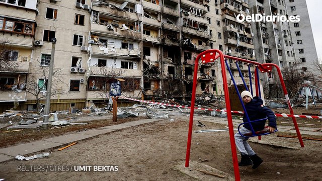 FOTOGALERÍA: Los civiles ucranianos se refugian de los ataque de Rusia
