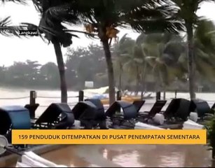 159 penduduk ditempatkan di pusat penempatan sementara