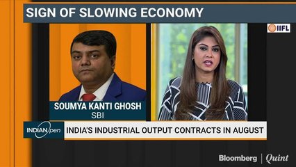 Expect IIP Numbers To Continue To Remain Weak: SBI's Soumya Kanti Ghosh