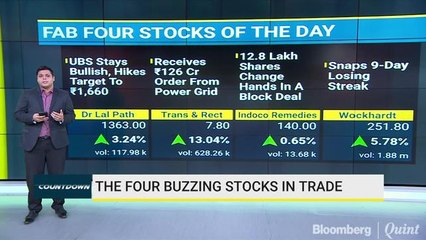 The Fab Four Stocks In Trade Today