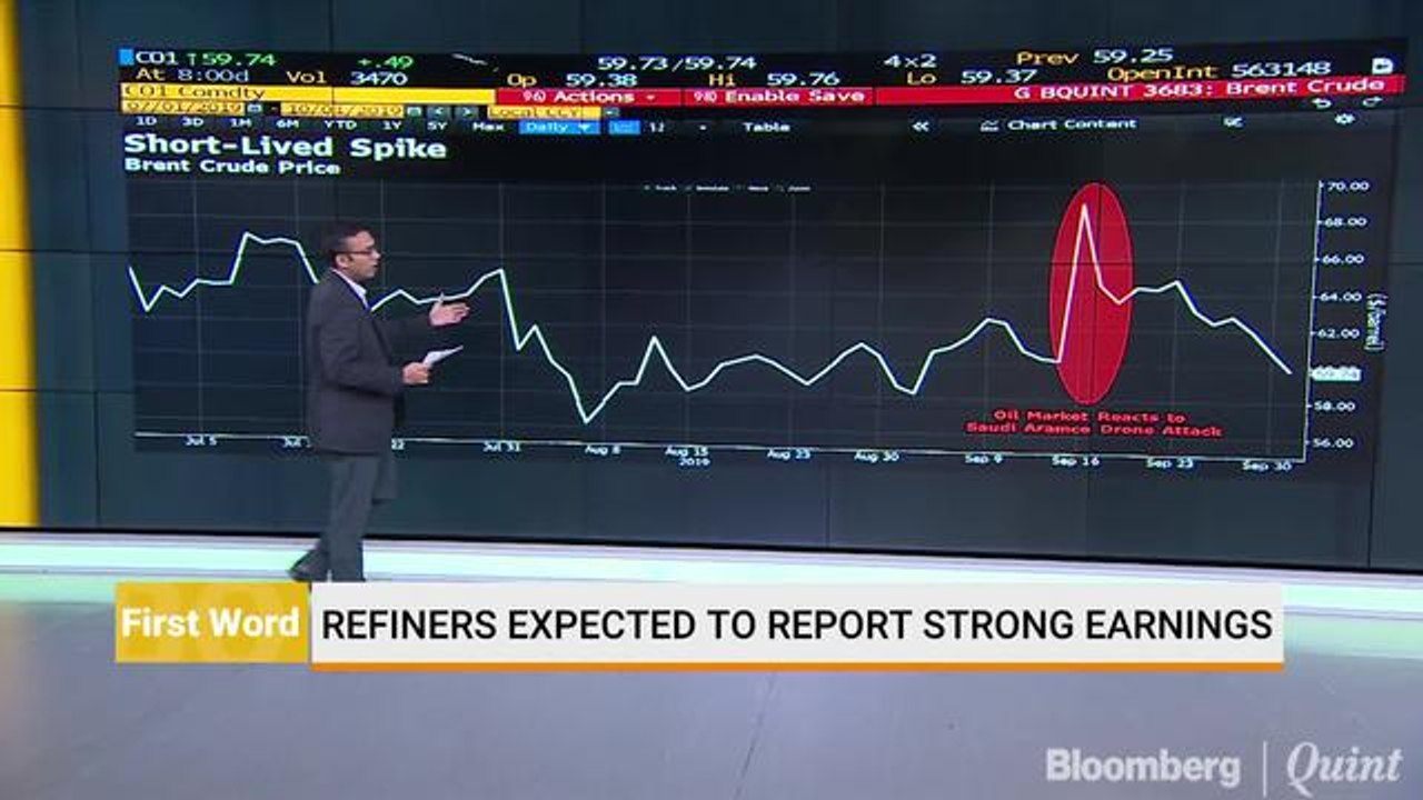 Refiners Expected To Report Strong Earnings