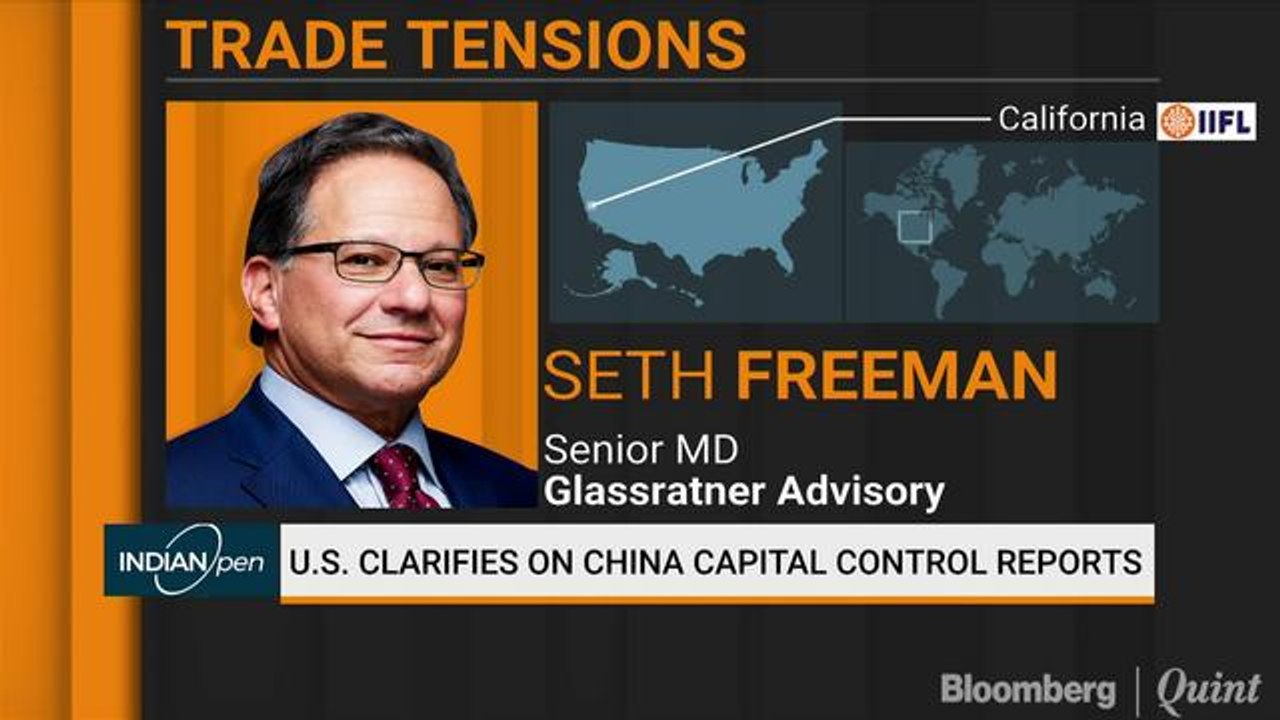 U.S. Clarifies On China Capital Control Reports