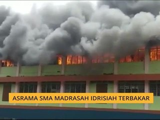 Asrama SMA Madrasah Idrisiah terbakar