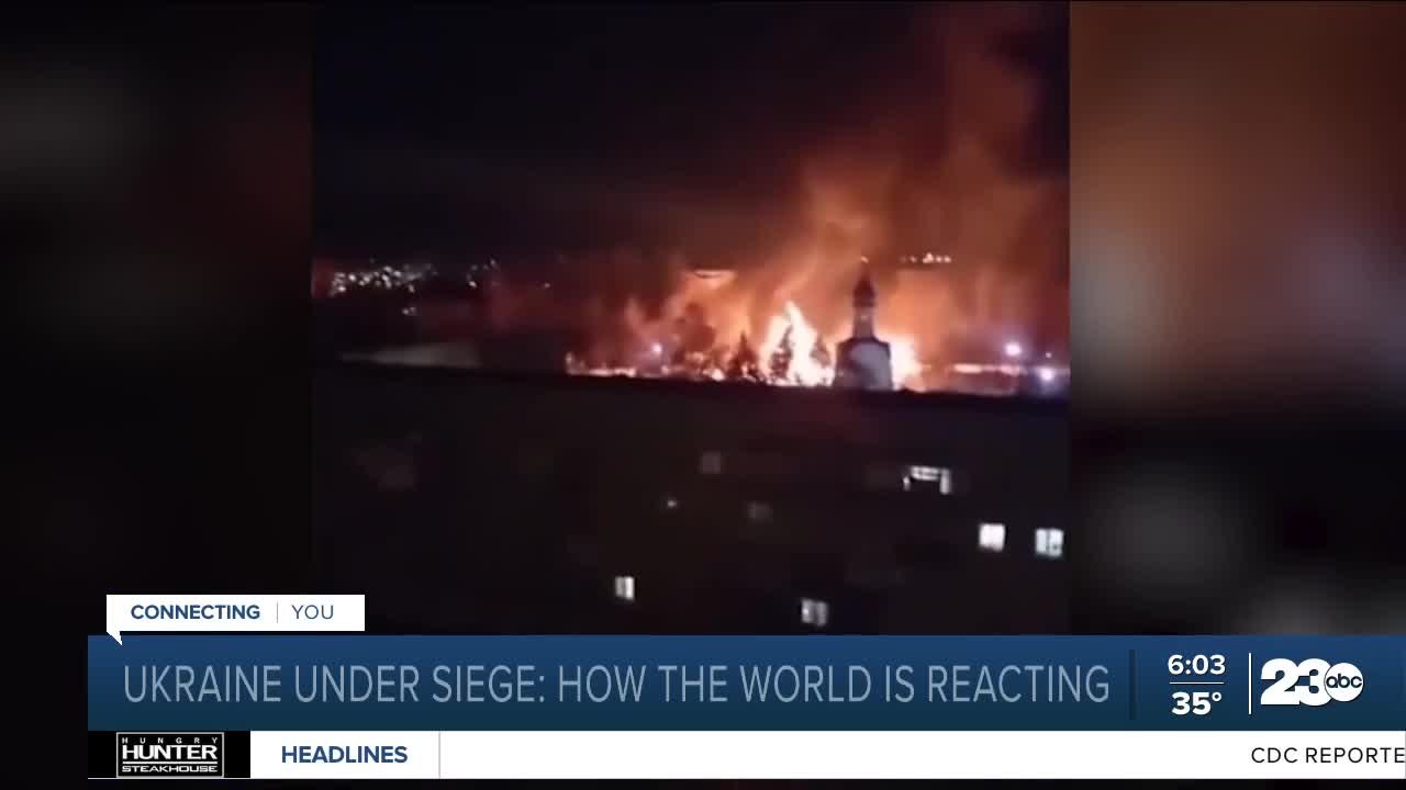 How the world is reacting to Russia attacking Ukraine