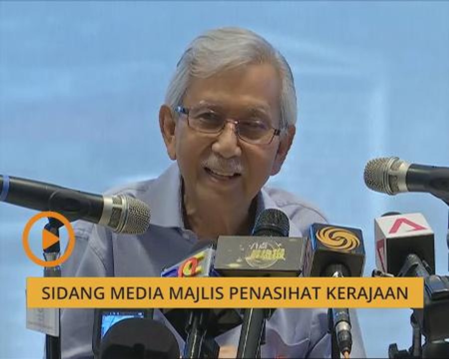 Sidang media Majlis Penasihat Kerajaan
