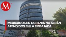 Ebrard reporta explosión en edificio contiguo a embajada de México en Ucrania