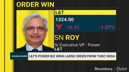 L&T'S Power Business Wins Large Order From THDC India