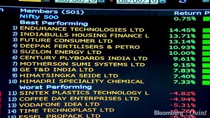 下载视频: Sensex, Nifty Snap Four-Week Losing Streak On Tax Reversal Hopes