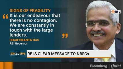 RBI Governor On NBFCs