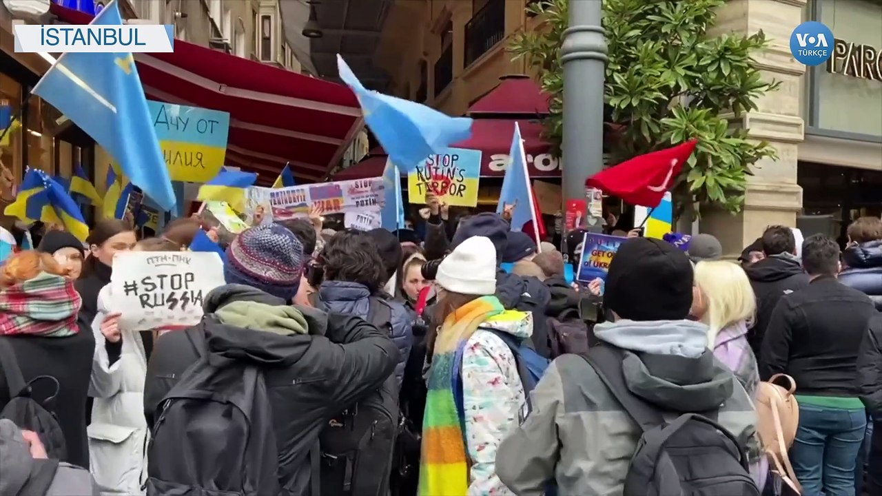 İstanbul’daki Rusya Karşıtı Protestolar İkinci Gününde