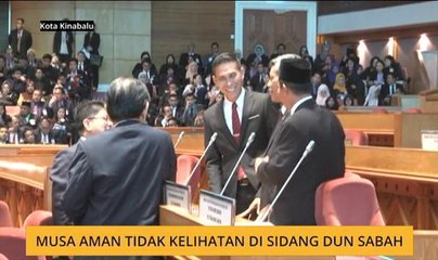 Musa Aman tidak kelihatan di Sidang DUN Sabah