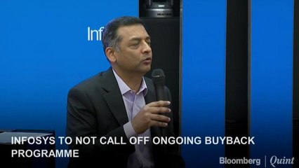 Infosys To Not Call Off Ongoing Buyback Programme