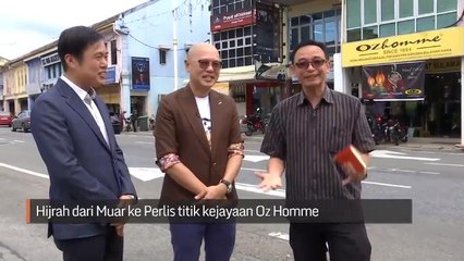 SUKSES: Dari Johor bertandang ke Perlis, jadi jaguh kedai jahit