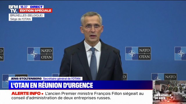 Jean Stoltenberg (Otan) sur la guerre en Ukraine: C'est une erreur tragique et la Russie le paiera très cher'