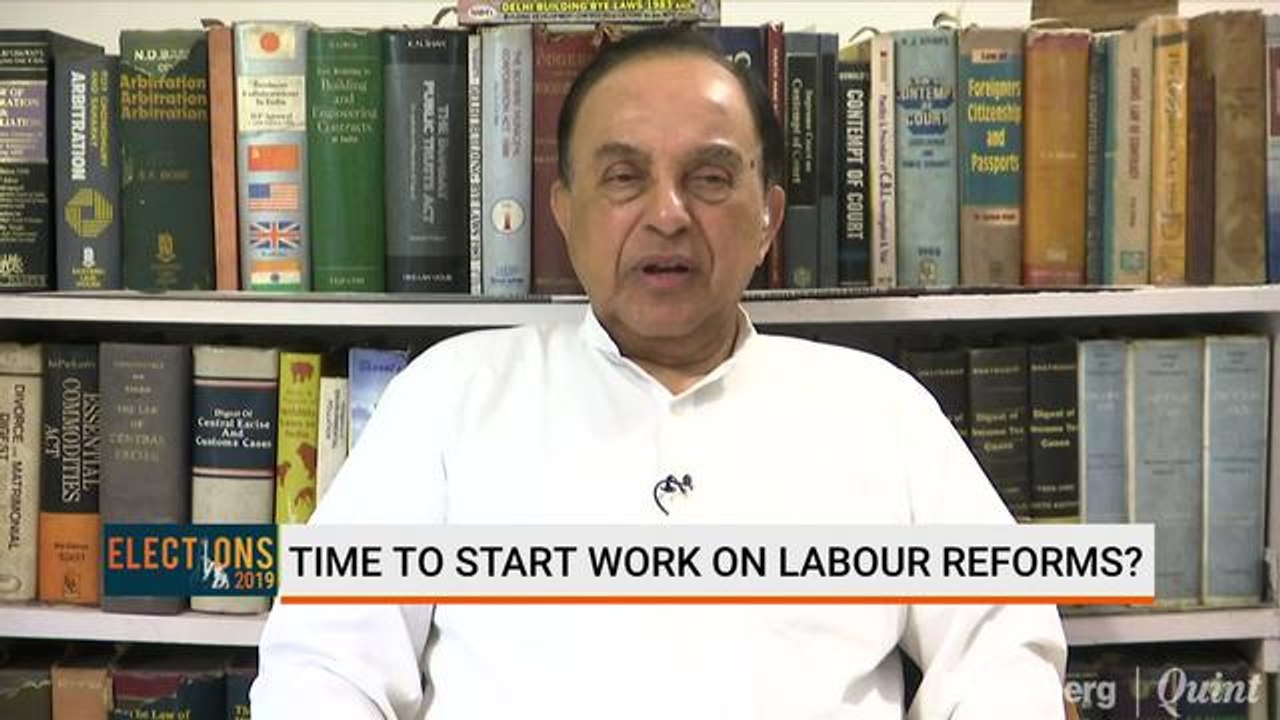 The Time Is Right For Labour Reforms: Subramanian Swamy