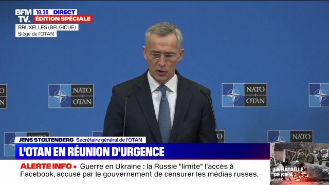 Nous avons activé nos plans de défense , assure Jens Stoltenberg, le secrétaire général de l'OTAN