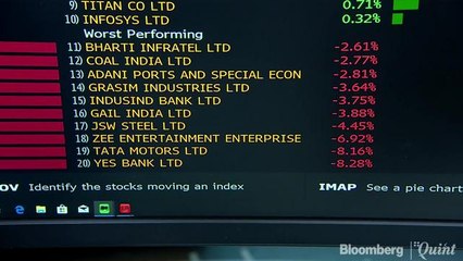 Sensex, Nifty Resume Drop After One-Day Breather