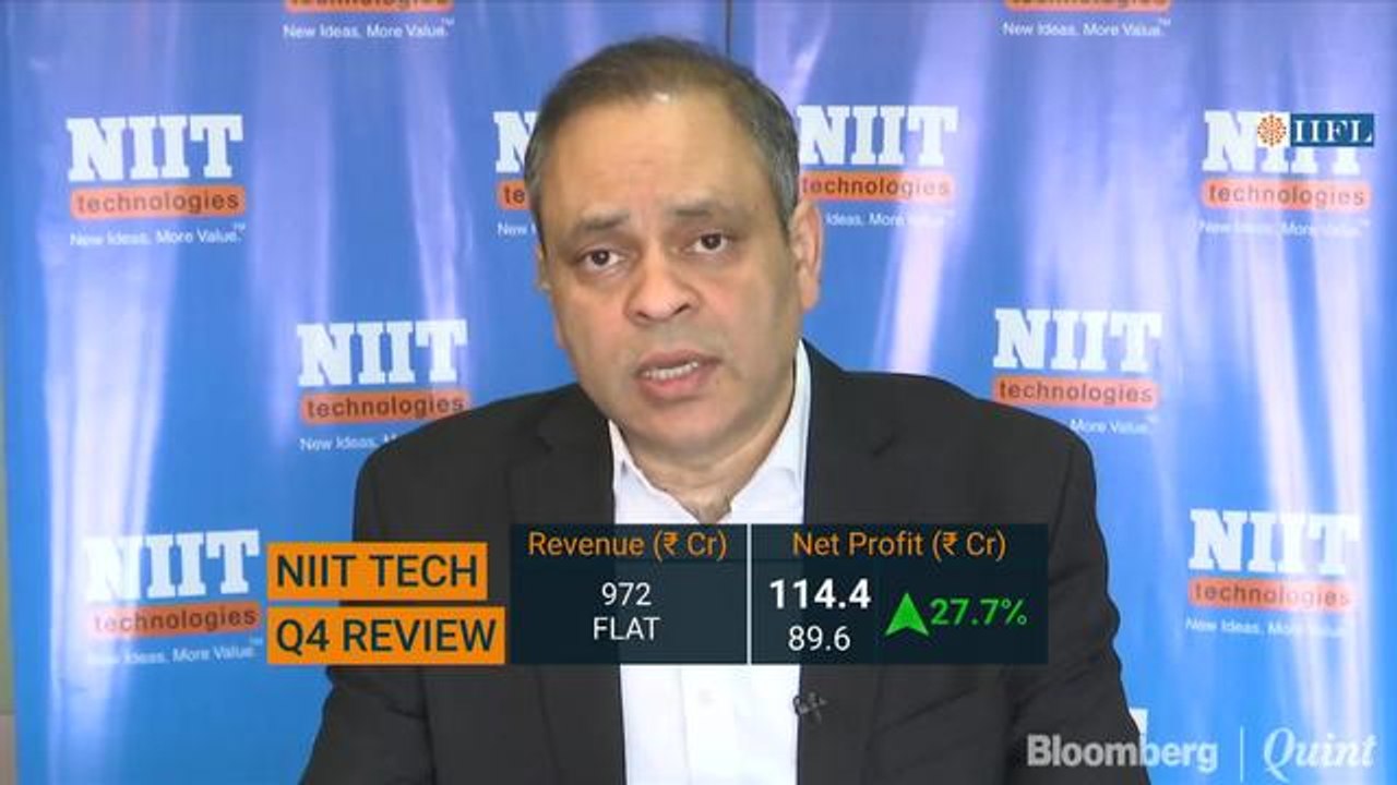 NIIT Tech Posts Flat Revenue Growth