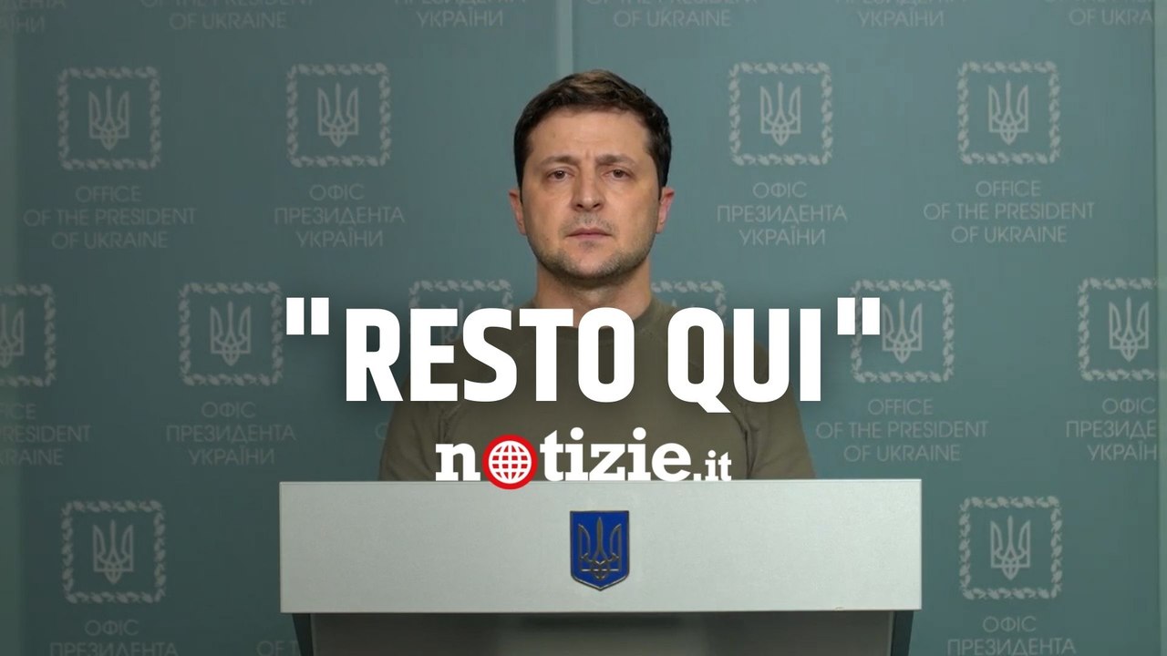 Guerra Russia-Ucraina, Zelensky: "Uccisi 137 ucraini da inizio invasione. Io resto qui"