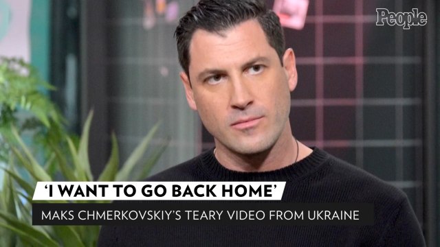 Maks Chmerkovskiy Posts Tearful Clips from Kyiv as Russia Invades Ukraine: 'I Want to Go Back Home'
