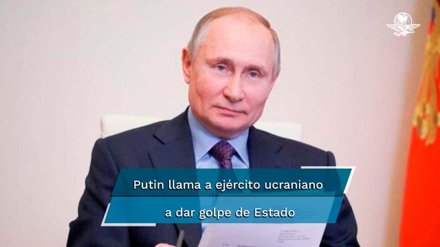Putin califica al gobierno de Ucrania de neonazis y drogadictos