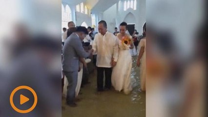 Biar ribut membadai, perkahwinan tetap diteruskan