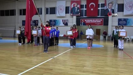 Ayvalık'ta Küçükler Badmington heyecanı