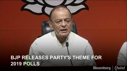 BJP Releases Party's Theme For 2019 Polls