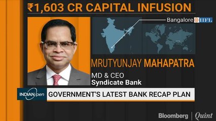 Bank Recap A Proactive Step By The Government: Syndicate Bank