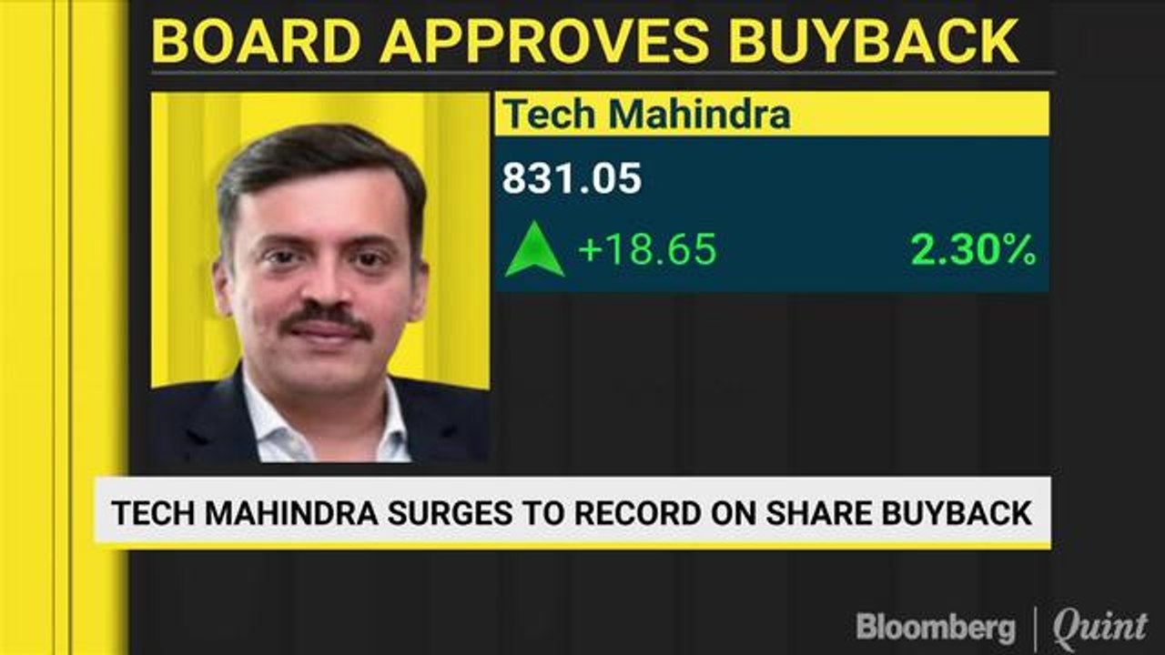 Tech Mahindra Surges To Record On Share Buyback