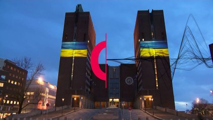 بدون تعليق: عواصم أوروبا تكتسي بلوني العلم الأوكراني