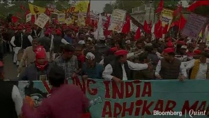 Delhi Youth Marched The Streets Demanding Educational And Employment Opportunities