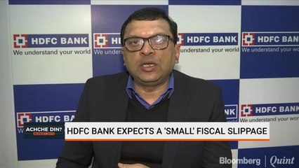 HDFC Bank Loses Confidence In Govt's Fisc Goal