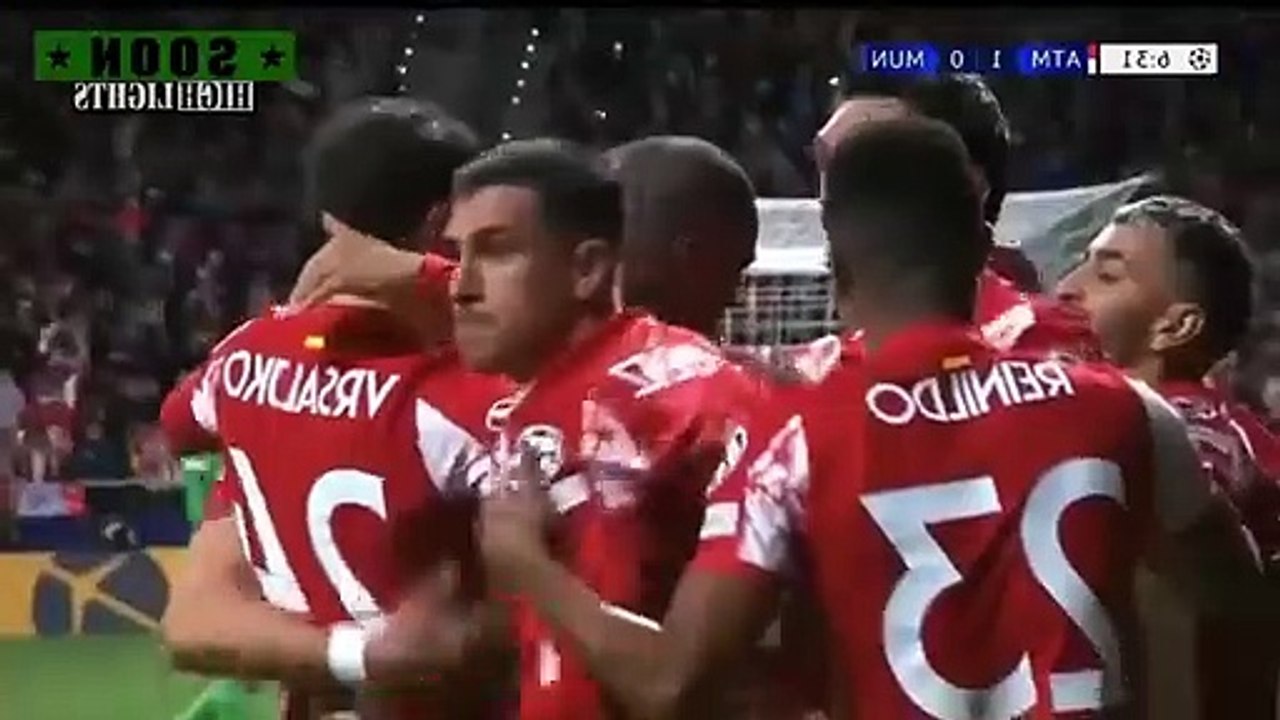 Atletico Madrid vs Manchester United Full Match Highlights & All Goals
