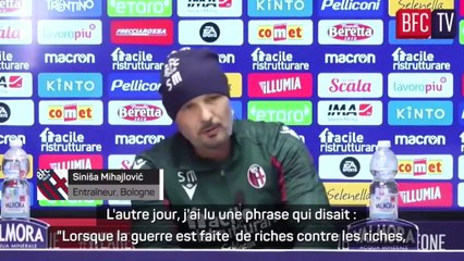 L'émotion de Mihajlovic - Foot - Guerre en Ukraine