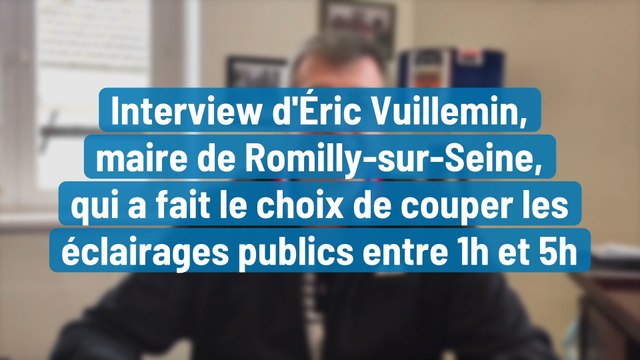 Interview d'Éric Vuillemin, maire de Romilly-sur-Seine